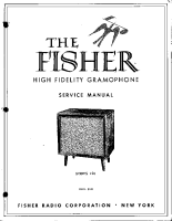 Fisher SERIES-101 - Service Manual